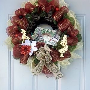 Gnome Christmas Wreath for the Holidays